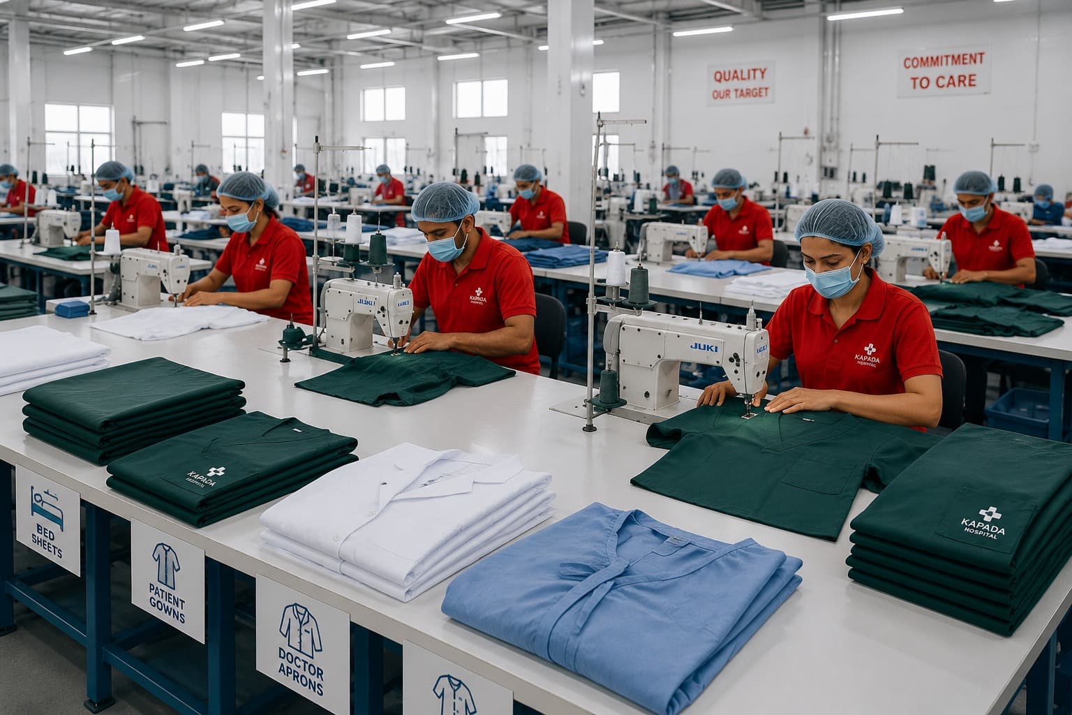 Kapada Hospital manufacturing hospital textiles
